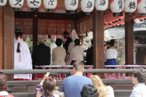 京都・八坂神社の結婚式