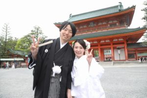 京都・平安神宮の結婚式