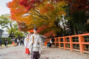 京都・上賀茂神社の結婚式