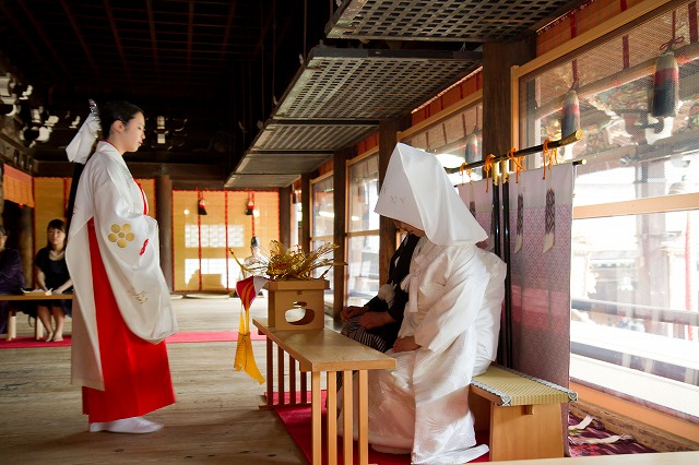 京都・北野天満宮の結婚式