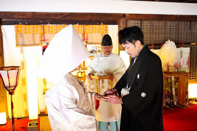 宇治上神社で結婚式
